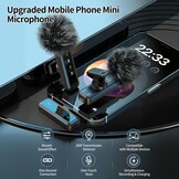 yAyusi 3-in-1 magnetische vlogging-kit voor iPhone/Android, YouTube Starter Kit, Magnetisch statief/Microfoon/Afstandsbediening, 71 inch Selfie Stick met Licht voor YouTube Starter Content Creator
