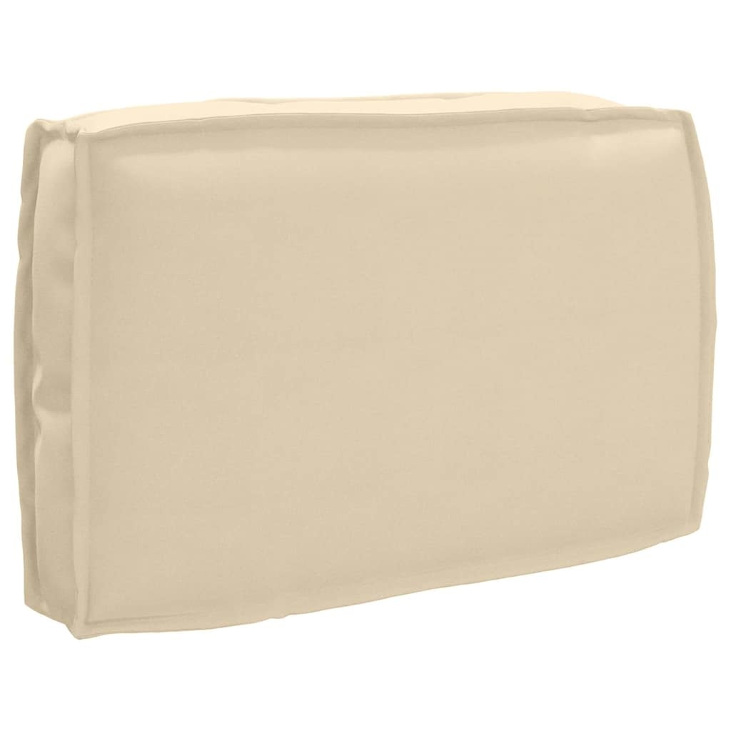 vidaXL Palletkussen Rugleuning Beige - 33% Korting!