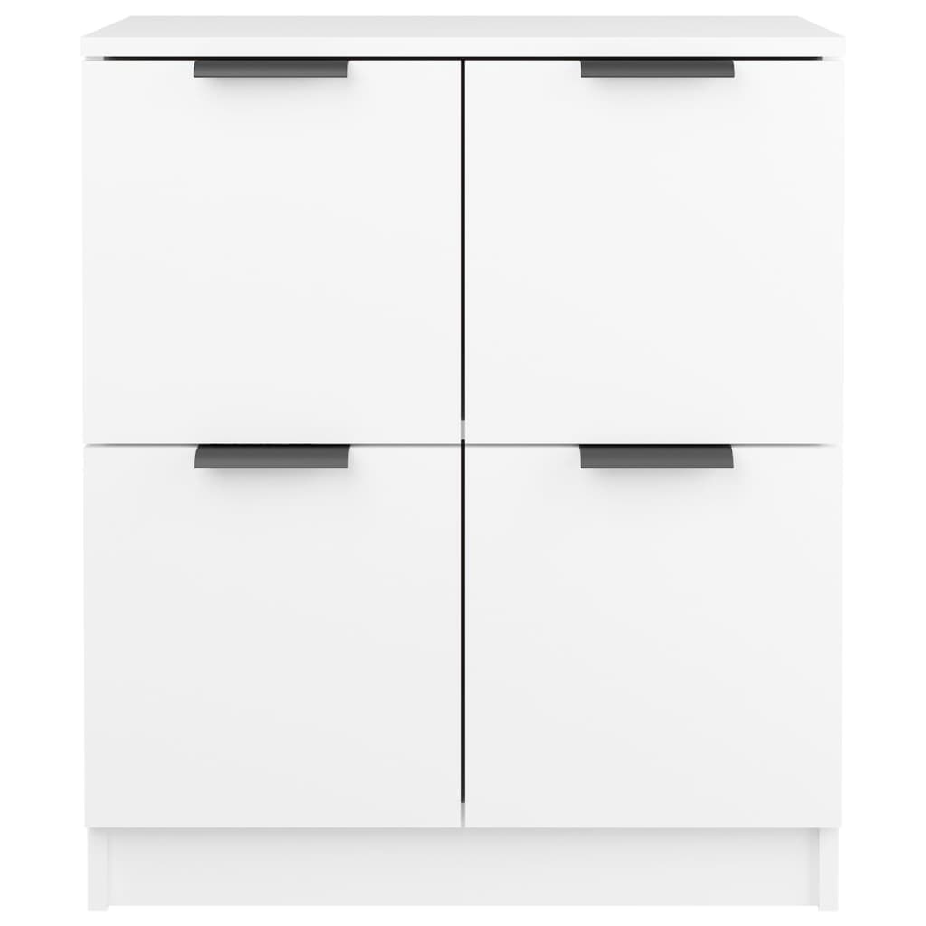 vidaXL Dressoir 60x30x70 cm Wit Bewerkt Hout - 58% Korting!