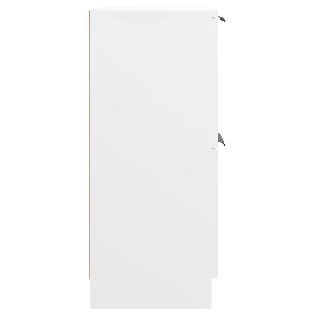 vidaXL Dressoir 60x30x70 cm Wit Bewerkt Hout - 58% Korting!