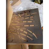 Cortenstaal Tuindecoratie Gras 55x55cm - 53% Korting!