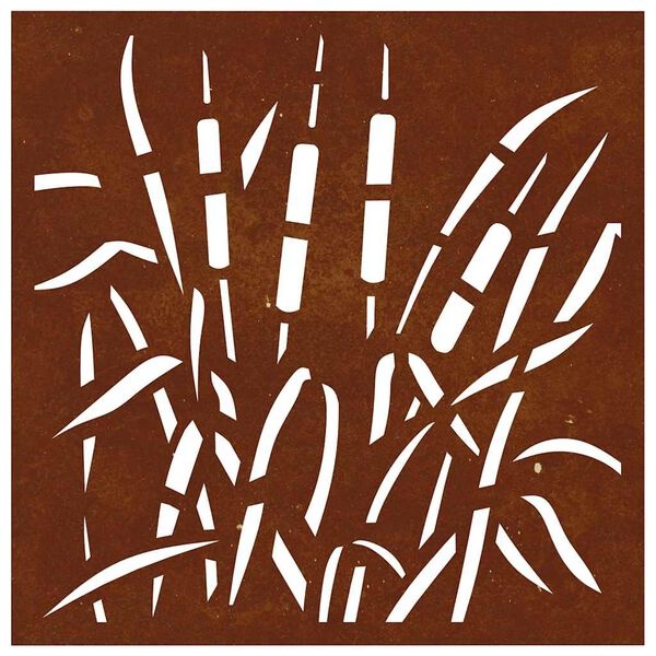 Cortenstaal Tuindecoratie Gras 55x55cm - 53% Korting!