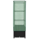 Verhoogde plantenbak met kas 80x40x138 cm - Rattanlook, 34% Korting