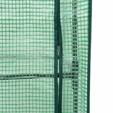Verhoogde plantenbak met kas 80x40x138 cm - Rattanlook, 34% Korting
