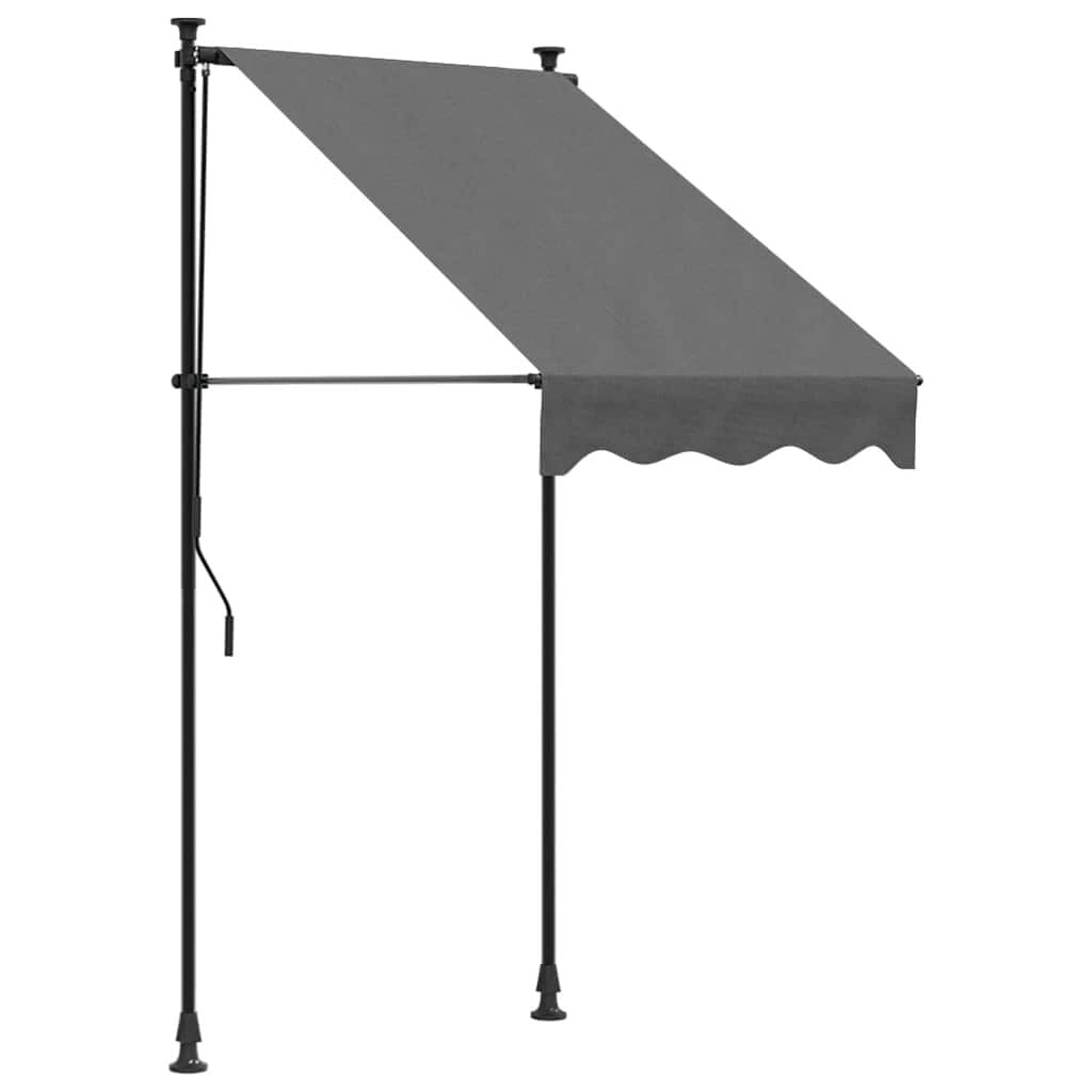 Antraciet Uittrekbare Luifel 100x150 cm - 34% Korting!