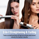 Draadloze 2-in-1 Stijltang & Krultang - 34% Korting!