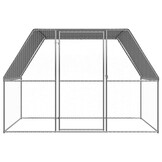Ruime Kippenkooi 3x2x2m - Gegalvaniseerd Staal met 35% Korting
