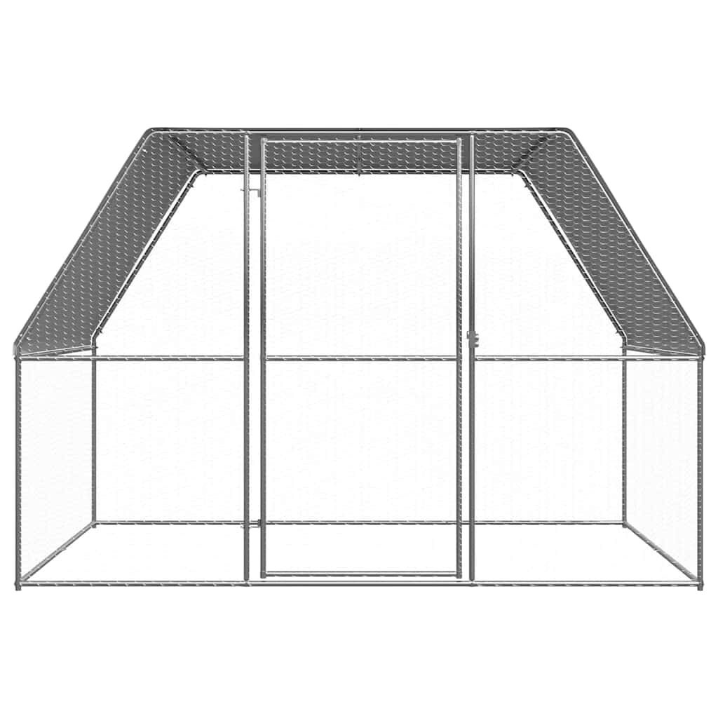 Ruime Kippenkooi 3x2x2m - Gegalvaniseerd Staal met 35% Korting