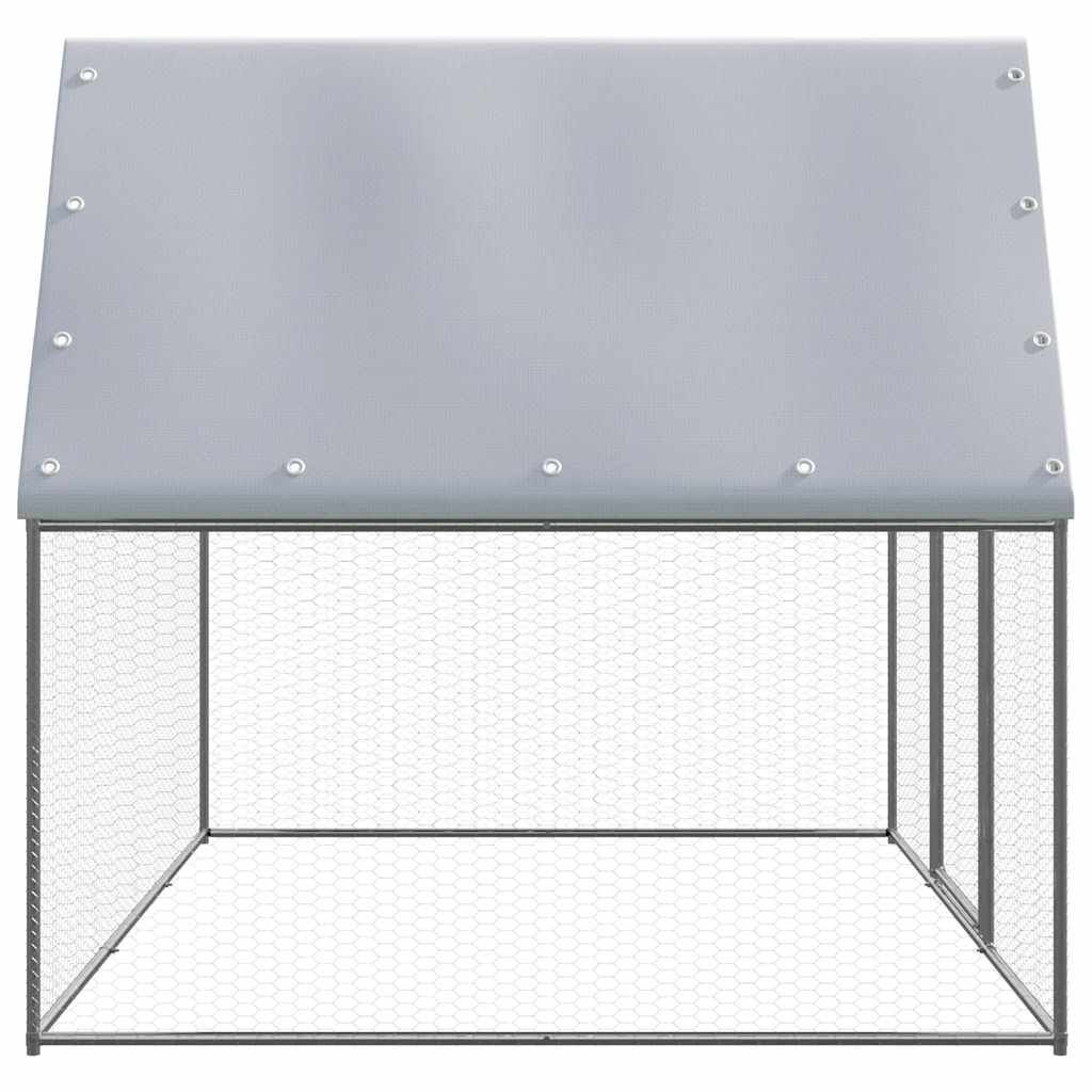 Ruime Kippenkooi 3x2x2m - Gegalvaniseerd Staal met 35% Korting