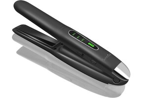 Draadloze 2-in-1 Stijltang & Krultang - Compact - Zwart - 56% Korting!