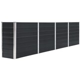 Verhoogde Plantenbak 320x40x77cm Staal Antraciet - 34% Korting