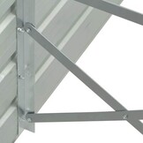 Verhoogde Plantenbak 320x40x77cm Staal Antraciet - 34% Korting