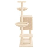 Kattenmeubel met Krabpalen - Crèmekleurig - 117 cm (34% Korting)