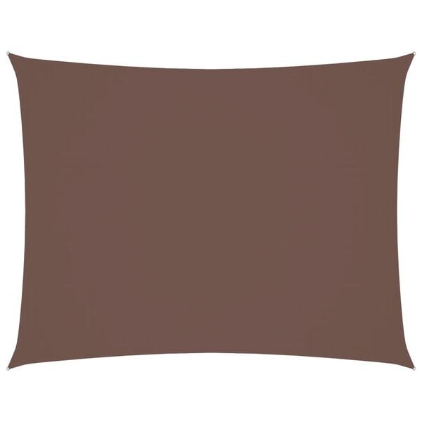 Zonnedoek Rechthoekig 5x7m - Bruin