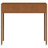 Weervast Stalen Plantenbak - 100,5x40,5x90 cm | 53% Korting