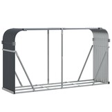 Haardhoutopslag 180x45x100 cm Gegalvaniseerd Staal Antraciet - 34% Korting!