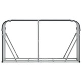 Haardhoutopslag 180x45x100 cm Gegalvaniseerd Staal Antraciet - 34% Korting!