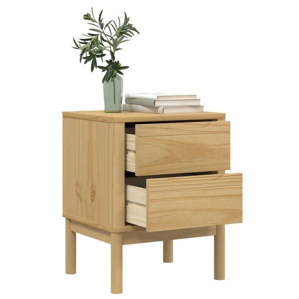 Nachtkastje FLORO Massief Grenenhout 45x39x57 cm - 34% Korting!