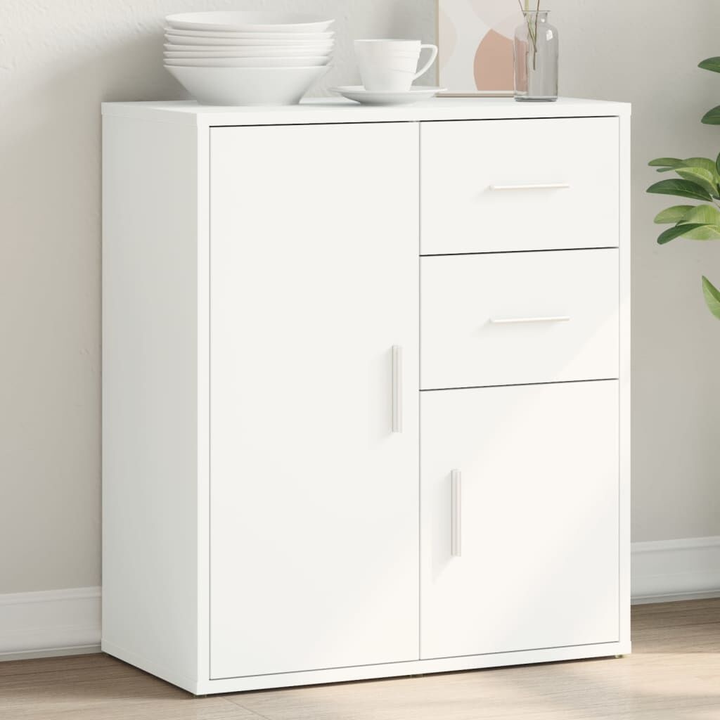 VidaXL Dressoir Wit Bewerkt Hout - 60x31x70 cm (59% Korting)