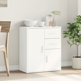 VidaXL Dressoir Wit Bewerkt Hout - 60x31x70 cm (59% Korting)