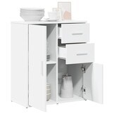 VidaXL Dressoir Wit Bewerkt Hout - 60x31x70 cm (59% Korting)