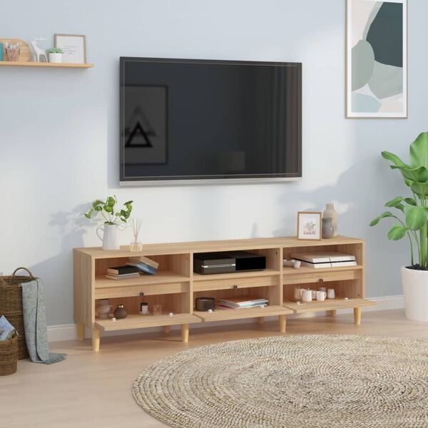 VidaXL TV-meubel 150cm Sonoma Eiken - 54% Korting!