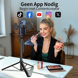 Selfiestick Statief iPhone met Gezichtsherkenning - 57% Korting!