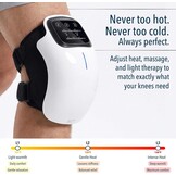 Kniemassageapparaat met Warmte & Roodlicht | 60% Korting