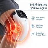 Kniemassageapparaat met Warmte & Roodlicht | 60% Korting