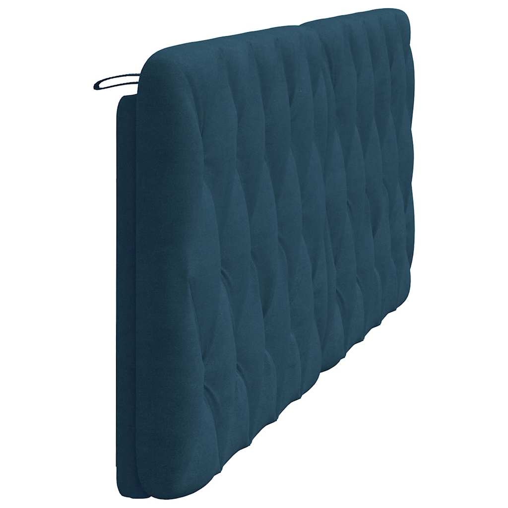 vidaXL Hoofdbordkussen Fluweel Blauw 200 cm - 60% Korting