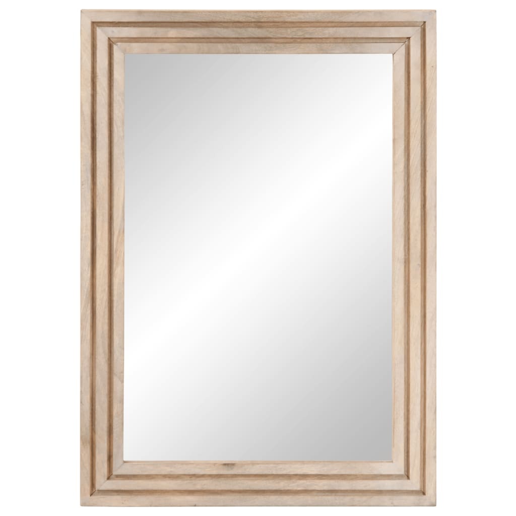 Badkamerspiegel 50x70 cm Massief Mangohout - 34% Korting