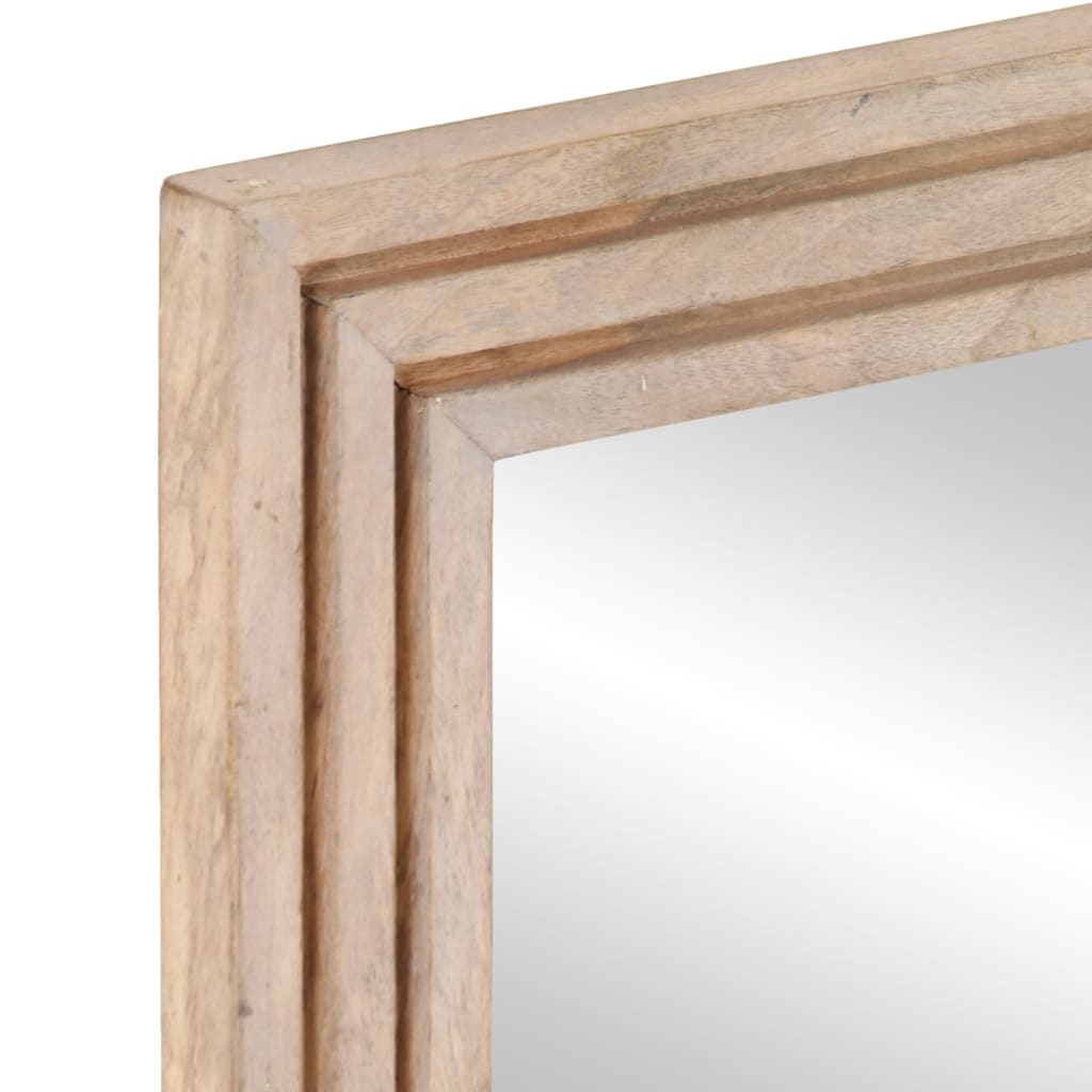 Badkamerspiegel 50x70 cm Massief Mangohout - 34% Korting