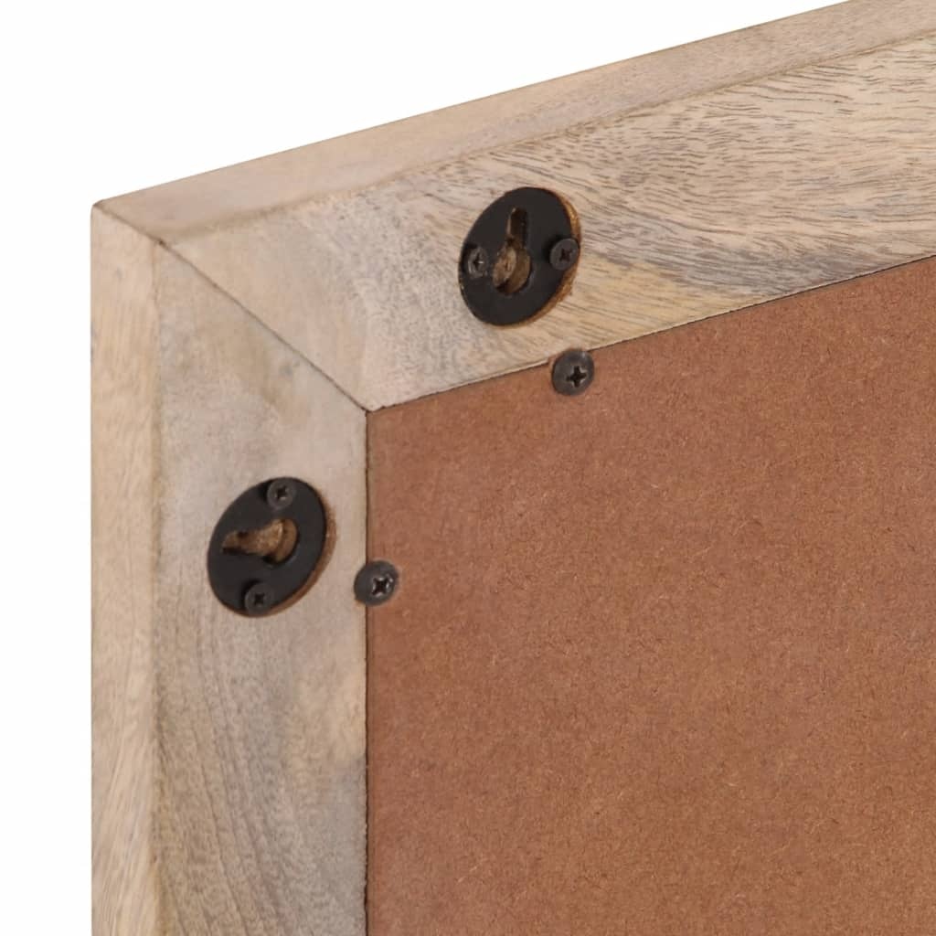 Badkamerspiegel 50x70 cm Massief Mangohout - 34% Korting