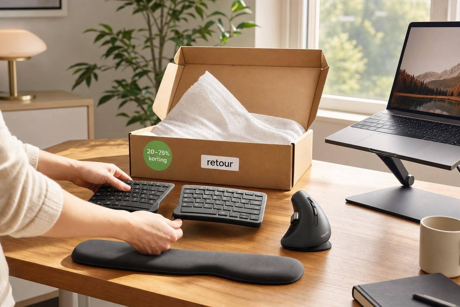 ProtoArc-accessoires via retour: ergonomisch thuiswerken voor minder
