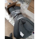vidaXL Palletkussens 2 st stof antracietkleurig