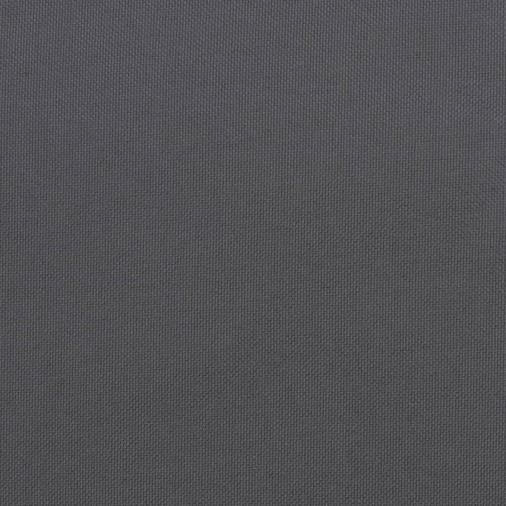 vidaXL Palletkussens 2 st stof antracietkleurig