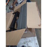vidaXL Driezitsbank 180 cm kunstleer grijs
