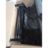 vidaXL Driezitsbank 180 cm kunstleer grijs