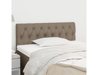 vidaXL Hoofdbord 90x7x78/88 cm stof taupe