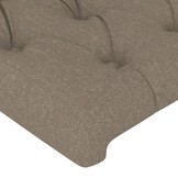 VidaXL Hoofdbord Taupe 90x7x78/88cm - 50% Korting