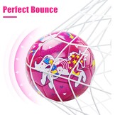 Voetbal Unicorn Roze Maat 3 voor kinderen 3-8 jaar, van duurzaam PVC, inclusief pomp & net, voor binnen & buiten
