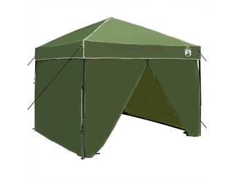 vidaXL Pop-up Luifel Tent Groen 250 x 250 cm Stof