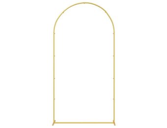 vidaXL Trouwrand Goud 100 x 39 x 200 cm Staal