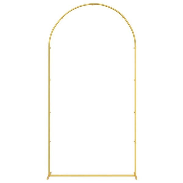 vidaXL Trouwrand Goud 100 x 39 x 200 cm Staal