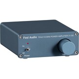 Fosi Audio V1.0G 2 Channel Amplifier Stereo Audio Amp Mini Hi-Fi Class D Integrated TPA3116 Amp for Home Speakers 50W x 2 with 19V 4.74A Power Supply