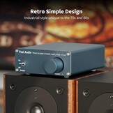 Fosi Audio V1.0G 2 Channel Amplifier Stereo Audio Amp Mini Hi-Fi Class D Integrated TPA3116 Amp for Home Speakers 50W x 2 with 19V 4.74A Power Supply