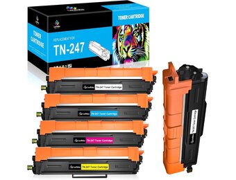 LeciRoba TN247 Toner for Brother TN247 TN243 for Brother DCP-L3550CDW DCP-L3510CDW HL-L3210CW HL-L3230CDN HL-L3230CDW HL-L3270CDW MFC-L3710CW MFC-L3730CDN MFC-L3755 0CDW CDW MFC -L3770CDW (5-Pack)