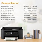 LeciRoba TN247 Toner for Brother TN247 TN243 for Brother DCP-L3550CDW DCP-L3510CDW HL-L3210CW HL-L3230CDN HL-L3230CDW HL-L3270CDW MFC-L3710CW MFC-L3730CDN MFC-L3755 0CDW CDW MFC -L3770CDW (5-Pack)