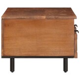Salontafel met Lade - Massief Mango Hout Bruin (80x54x40cm) - 60% Korting
