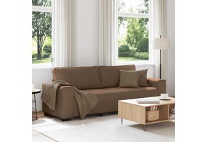 Bruine 3-zitsbank van stof | 180 cm breed | 41% Korting